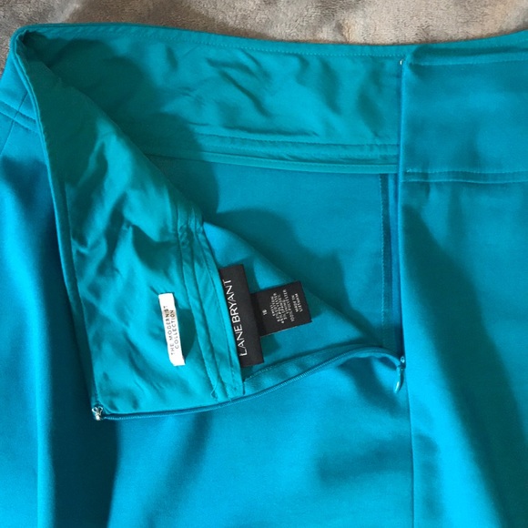 Teal swing/poodle style skirt with pockets - Picture 6 of 6